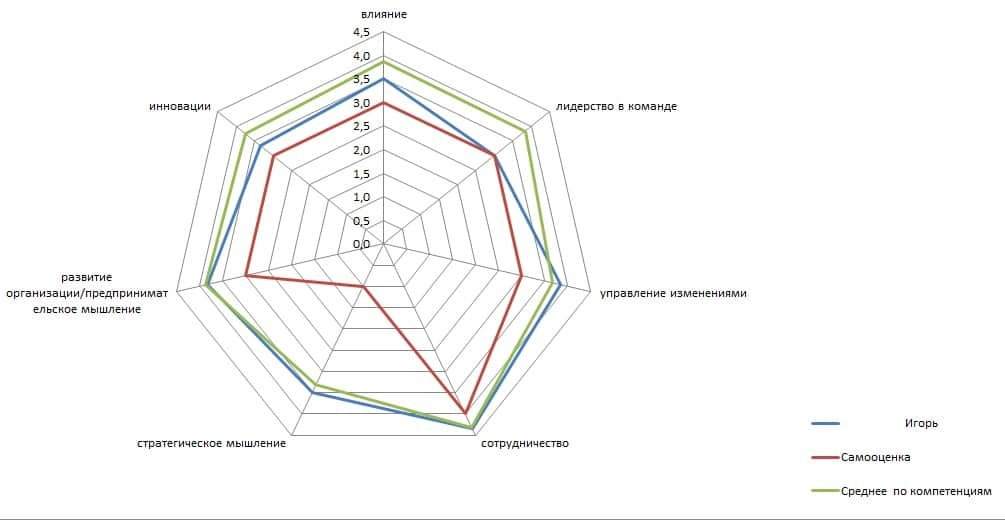 индивидуальный профиль результаты оценки 360 градусов