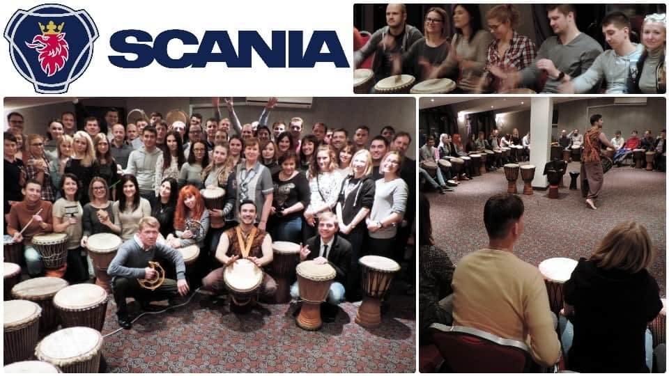 барабанный интерактив "Скания Лизинг"