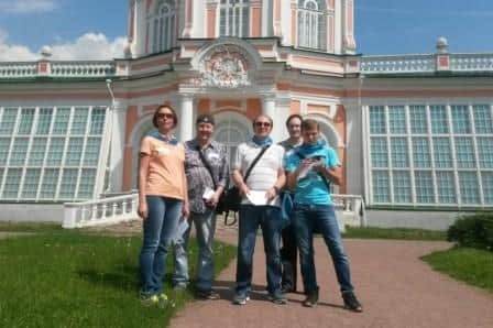 Участники квеста в Кусково