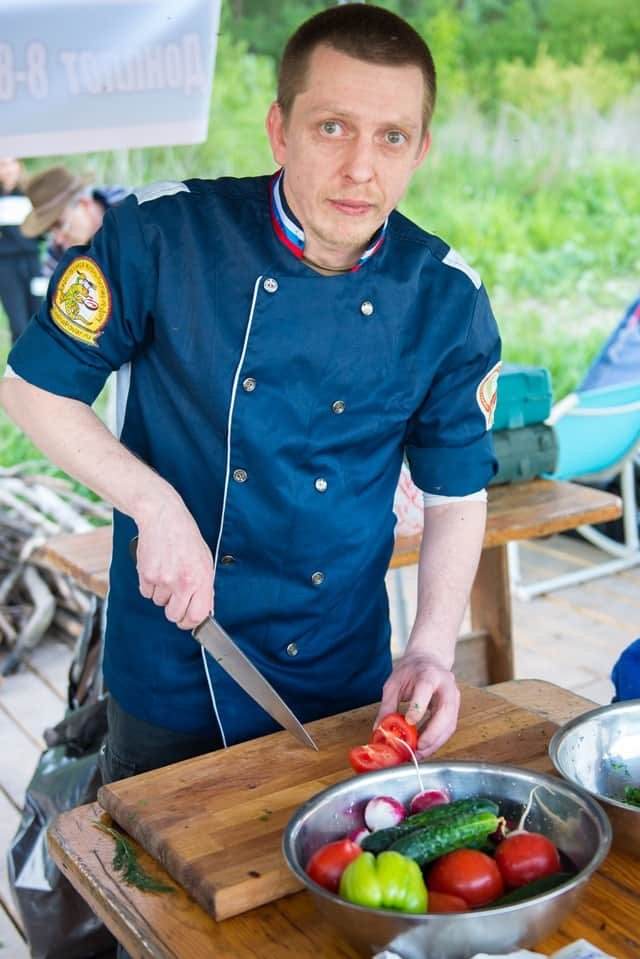 сплав на плотах - питание участников