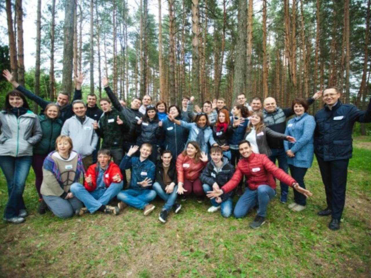 тимбилдинг веревочный курс