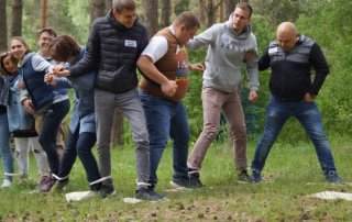 тимбилдинг веревочный курс