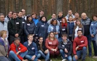 тимбилдинг веревочный курс